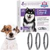 Opilroyn Collare calmante per cani, 3 collari rilassanti che durano 60 giorni, confezione da 3 collari calmanti per cani, collari a feromoni per cani, alleviare l'ansia, separazione dallo stress, cattivo