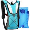 Aceshop Zaino Idratazione con Vescica 2L, Zaino da ciclismo Zaino Bici Leggero Da Uomo e Donna Zaino Acqua Zaino per bicicletta Zaino da Corsa Zaino Idratante per Corsa Campeggio (Blu, One Size)