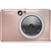Canon Zoemini S2 Macchina Fotografica Istantanea 8MP - Fotocamera Istantanea Compatta con Specchio, Luce Circolare, Carta Fotografica con Retro Adesivo, Portatile, Oro Rosa