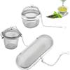 Yistoi 3 Pezzi Filtri da Tè, Filtro Tisana Infusione, Infusore da Tè A Rete con Catena Maglia Fine Tea Ball Colino, Spezia, Infusione, Colino per Zuppa, Adatto per Cucinare Tè, Zuppe e Altri Piatti