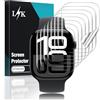 LK LϟK 8 Pezzi TPU Pellicola Protettiva per Apple Watch Series 12/11/10 46mm | Senza Bolle Trasparente HD Schermo Protettivo con Facile Kit D'Installazione