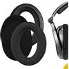 GEEKRIA Cuscinetti auricolari di ricambio per cuffie Sennheiser PXC350, HD380, PC350, PC350, SE PXE350, HME95, HMEC250, HD380, PRO, cuscinetti auricolari per cuffie, parti di riparazione (nero)