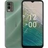 Nokia Smartphone C32 6,5 HD+ con 4 GB RAM/64 GB ROM, 50 MP/8 MP, 5000 mAh 3 giorni di durata della batteria, retro in vetro temperato, classificazione IP52, sensore di impronte digitali e sblocco