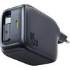 Baseus Caricatore USB C da 45 W, Baseus Enercore con cavo USB C, caricatore iPhone iPad, alimentatore di rete per iPhone 17/16/15/14/13/12/11 Pro Max Air, Samsung Galaxy S25, Pixel, cavo estraibile