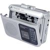 Retekess TR606 Lettore Cassette Audio,AM FM Radio Portatile,Piccolo e Leggero,Jack per Cuffie da 3,5 mm,2 Metodi di Alimentazione,Regali tra Amici（Nero）