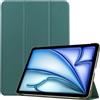 Kepuch Custer Cover per iPad Air 13 2025 2024 / iPad PRO 13 2024 / iPad PRO 12.9 2022 2021 2020 2018,PU-Pelle Case Custodia - Verde