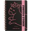 Mr. Wonderful - Diario scolastico Wonder 2023-2024 Settimanale Nero - Rendilo possibile