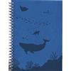 Alpha Edition Agenda Settimanale Spiralata Nature Line 2024, 15x21 cm, OCEAN, 128 pagine