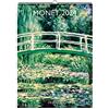 DRAEGER PARIS | Calendario da parete decorativo Monet 2024 da appendere 29 x 39 cm | 16 mesi da sett-23 a dec 24 | 7 lingue | Calendario ufficio, casa, mensile | Decorazione, Organizzazione | Carta