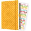 SIGEL J4117 Jolie Agenda settimanale 2024, copertina rigida, 13,5 x 20,3 cm, 174 pagine, giallo