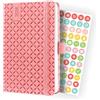 SIGEL J4110 Jolie Agenda settimanale 2024, copertina rigida, 9,5 x 15 cm, 174 pagine, rosato
