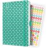 SIGEL J4127 Jolie Agenda settimanale 2024, copertina rigida, 13,5 x 20,3 cm, 174 pagine, verde menta