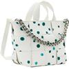 Desigual New Splatter Valdivia Shopping Bag White
