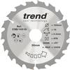 Trend Lama per Sega Circolare Wood, Diametro 165 mm, Foro 30 mm, 18 Denti, Taglio 2,4 mm, Angolo +20°, Metallo Duro (TCT), Finitura Grossolana, CSB/16518