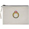 Bonateks Trfcb100271, Pochette da Donna, Beige, 25x5x18 Cm