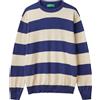 United Colors of Benetton Maglia G/C M/L 1098K109F Maglione, Blu, L Uomo