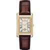 Emporio Armani Orologio Analogico al Quarzo Uomo con Cinturino in Pelle AR11665, Vino, 25 mm