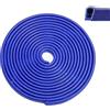 Lcxecnw Protezioni per i bordi delle porte dell'auto,16.4Ft (5M) Bordo universale in gomma a forma di U,Bordo di protezione della porta dell'auto,gomma proteggi portiera auto,per auto,furgone,SUV(Blu)