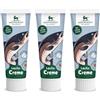 Knuffelwuff Tuben Snack - Crema al salmone, confezione da 3 pezzi, con pesce extra fresco, senza conservanti, senza aggiunta di zucchero e cereali, ideale anche per cuccioli, prodotto in Germania