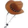 Generic Cappello da cowboy per cani, traspirante, cappello da cowboy per gatti, decorazione per animali domestici, costumi di Halloween per cuccioli, comodi cappelli per cosplay per gatti di piccola taglia,