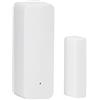 Sonew Smart Wifi Sensore per porte e finestre, Rivelatore magnetico per porte domestiche senza fili Controllo vocale Allarme di sicurezza per Home e , Bianco (senza batteria)