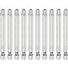 QUARKZMAN 10pz T40 Bit di Sicurezza Torx 1/4 Asta Esagonale 3 Lungo Acciaio S2 aimanté Bit a Stella Antimanomissione Cacciavite Testa Torx con Foro per Punte Trapano Avvitatori Rimuovere