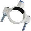OSALADI Morsetto a Sella Per Scarico Depuratore Acqua a Innesto Rapido 1/4 Pollici Clip Accessorio Per Filtri Acqua Ro Sottolavello in Materiale Pom Resistente Kit Montaggio Tubo Scarico
