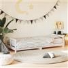 prissent Bianco 80x200cm Giroletto per Bambini in Legno Massello di Pino Giroletto Legno Singolo Struttura Letto Basso Struttura Letto Bimbo Giroletto Singolo in Legno Giroletto Letto Singolo
