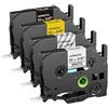 Fimax Tech Fimax Tze Cassetta nastro 12mm Compatibile con Brother P-touch Nastri 12mm 0.47 Nastro per etichettatura Nastro TZe TZ per etichettatrice Brother P touch H100 H100HB H100R D410 CUBE D210 H107B