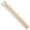 Aerzetix - Set di 12 Cerniere a Spirale Non separabili da 20 cm N°5 con cursore - Metallo Nylon Poliestere - Colore Beige Chiaro - Ideale per Cucito, Riparazione e Sartoria