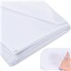 Tranrantic Tessuto Non Tessuto,100cm X 3m Fliselina Termoadesiva per Tessuti,Tessuto Adesivo Peso Medio 50g/m²,Termoindurente per Borse,Tela Adesiva per Tessuti per Cucire,Quilting,Artigianato(Bianco)