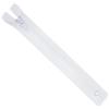 Aerzetix - Set di 12 Cerniere a Spirale Non separabili da 20 cm N°5 con cursore - Metallo Nylon Poliestere - Colore Bianco - Ideale per Cucito, Riparazione e Sartoria