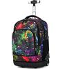 BOZONLI Zaino Trolley Zaino con Ruote Zaino Trolley Scuola Media Elementare Unisex Ragazza Ragazzo Cartelle Cartella Scuola Trolley 48x31x21 cm