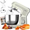 Avilia - Planetaria Silenziosa Multifunzione 1500W con Ricettario e Accessori Inclusi, Ideale per Impasti Dolci e Salati, Mixer con 10 Velocità e Funzione Pulse, Ciotola Acciaio 5L (Crema)