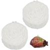 Vxiwscy Set di 2 Rotoli di Rete per Arrosti in Cotone, 300 cm ciascuno, Rete da Cucina Multifunzione per Carne e Prosciutto, Accessori per Cottura, Affumicatura e Conservazione, Sicura e Non Tossica