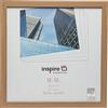 Hampton Frames | Cornice portafoto quadrata | 30x30 cm, effetto rovere, plexiglas | MDF, fissaggio facile, montaggio orizzontale o verticale | Design per foto e documenti