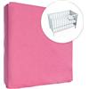 Baby Comfort Lenzuolo con angoli elasticizzati in jersey 100% cotone per materasso da 120 x 60 cm (rosa)