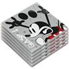 Egan Set di 5 sottobicchieri della collezione Mickey I AM & Minnie I AM - Sottobicchieri in ceramica smaltata per la protezione della tavola - Accessori per la cucina e decorazione della casa - Lavare