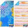 Winthome Telo Mare Reversibile - Teli Mare Grandi 180x90cm, Sciugamano Mare Microfibra Asciugatura Rapida Leggero, Telo da Spiaggia Senza Sabbia, per Donna Uomo Viaggi Vacanze Nuoto Campeggio (2 Pack)