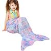 Catalonia Classy Coperta a coda di sirena, morbido pile in pile sacco a pelo coperta per adolescenti, sirena sognante