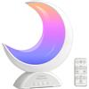 Pulselala Lampada Tavolo Luna - LED RGB con Cambio Colore, Telecomando, Sincronizzazione Musicale e Modalità Scena - Perfetta per Camera, Soggiorno o Scrivania