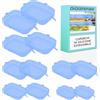 Didarenba Coperchi in Silicone Estensibile Blu 12 Pezzi Dimensioni Diverse