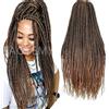 TAOYEMY Box Crochet Braids Hair Extensions 6 Packs 20 inch Synthetic Braiding Hair Extension 22 Strands/Pack Crochet Hair Extension (T27#, 20 inch)