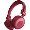 Fresh 'n Rebel Code Core, cuffie Bluetooth on-ear senza fili, 30 ore di riproduzione con microfono e assistente vocale, controllo volume e tasti riproduzione/pausa, pieghevole (Berry Red)