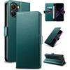 Yunubeyii Cover Libro per Xiaomi Poco X7 Pro - [Blocco RFID] Luxury PU Leather Portafoglio Card Holder Magnetic Phone Custodia con Kickstand, Cover Protettiva Antiurto, Verde