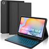 WAVATA Tastiera per Samsung Galaxy Tab S6 Lite 10.4 2024/2022/2020 con Retroilluminata, Custodia Tastiera per Samsung Tab S6 Lite Magnetica Italiano QWERTY Layout Bluetooth Rimovibile, Nero