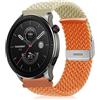 Niboow Cinturino per Amazfit Bip 5/GTR 4/GTR 3 PRO/GTR 3/GTR 2 eSIM/GTR 2e/GTR 47mm, 22mm Intrecciato Sportivo Nylon Cinturini per Amazfit Cheetah/Cheetah PRO/Stratos 3/Stratos 2s (Arancia Albicocca)