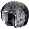 Scorpion Casco moto aperto Scorpion Belfast Evo DRIVE FAST argento-nero-oro, M