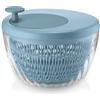 Guzzini - Kitchen Active Design, SPIN&STORE, Centrifuga Insalata con Coperchio - Celeste Mat, Ø 26 x h19 cm - 170900134