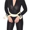 Honeylust - Manette con lucchetto per la mano della clinica - manette bondage - cintura medica fetish per la pancia - giocattolo sessuale fetish BDSM morbido con chiave - fissazione inclusa